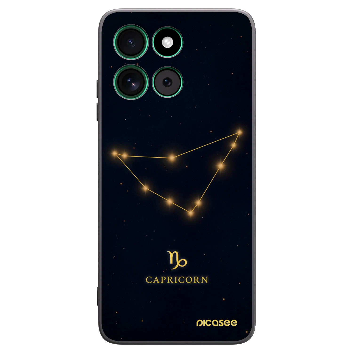 Picasee husă neagră din silicon pentru Motorola Moto G57 Power - CAPRICORN