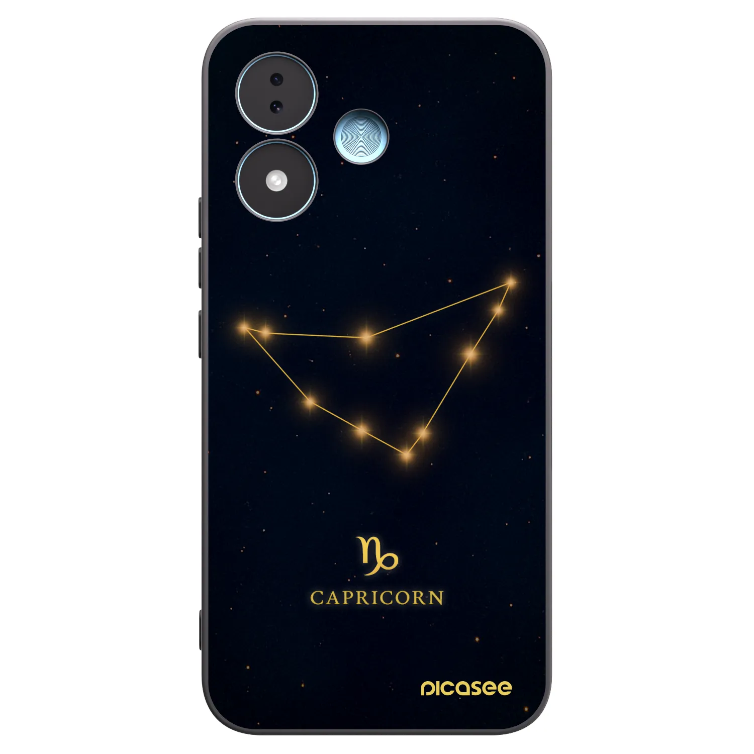 Picasee husă neagră din silicon pentru Xiaomi Redmi Note 17 5G - CAPRICORN