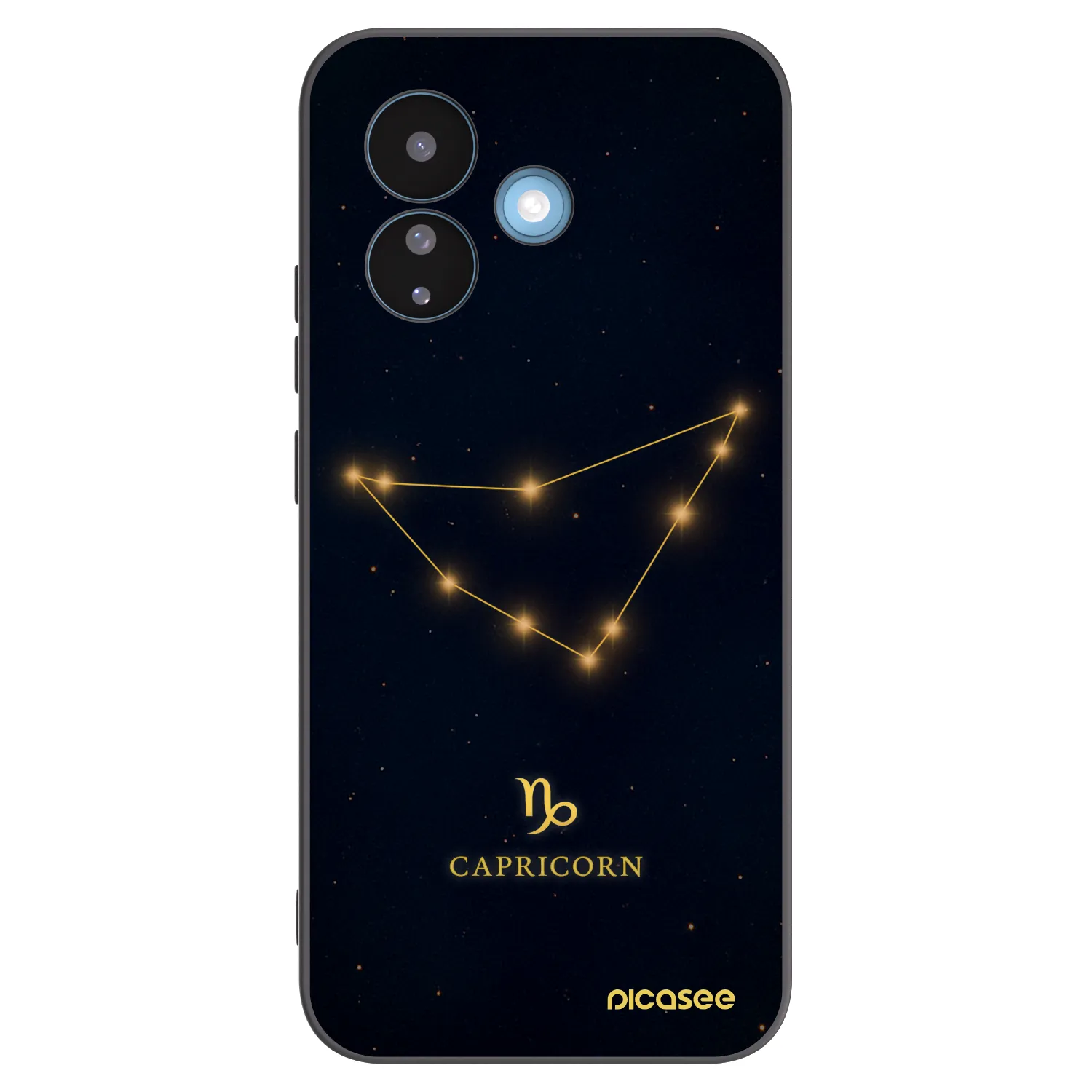 Picasee husă neagră din silicon pentru Xiaomi Redmi Note 17 Pro 5G - CAPRICORN
