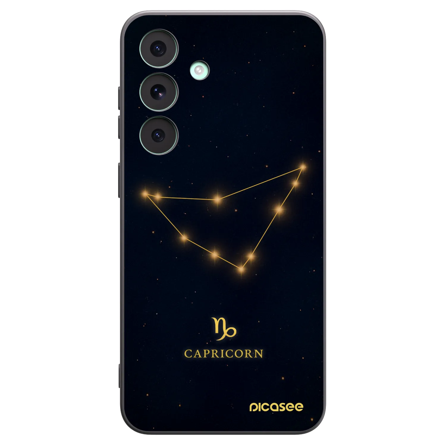 Picasee husă neagră din silicon pentru Samsung Galaxy S26 FE - CAPRICORN
