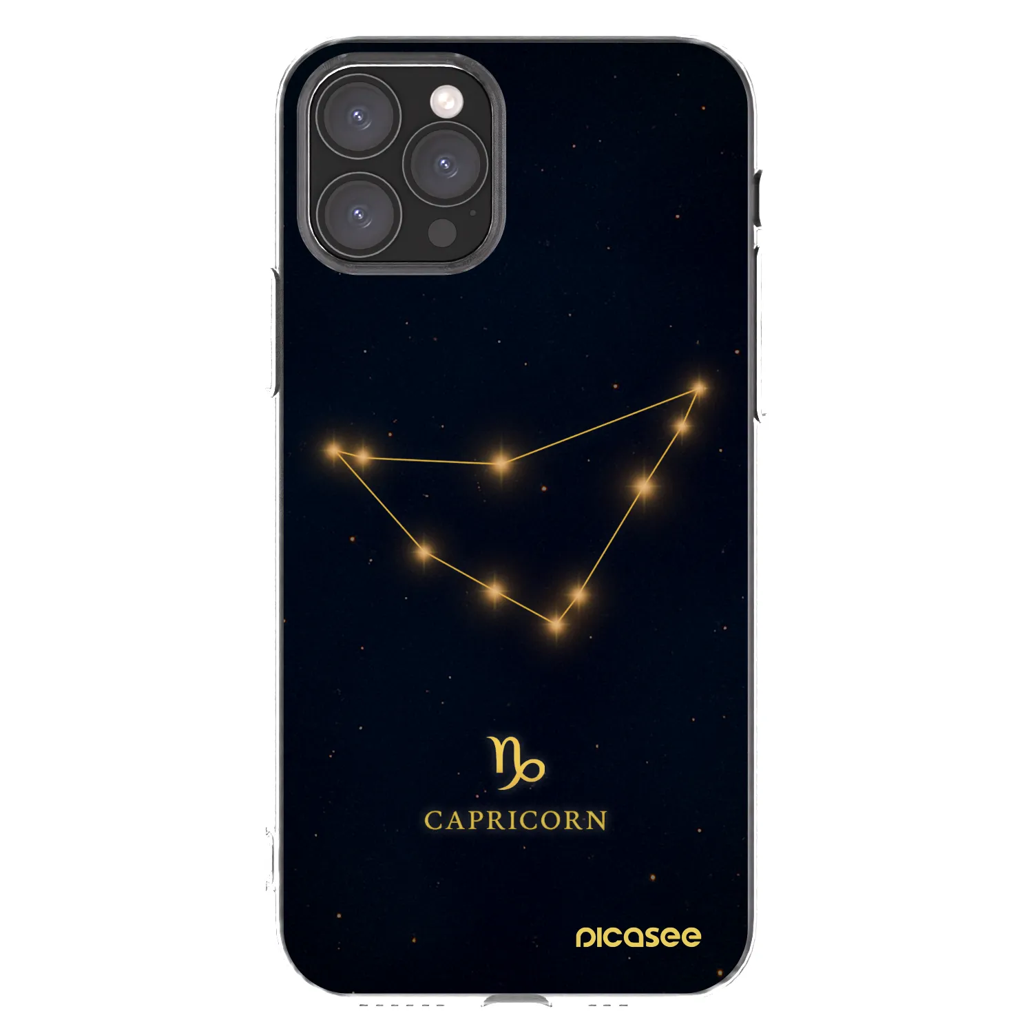 Picasee husă transparentă din silicon pentru Apple iPhone 11 Pro - CAPRICORN