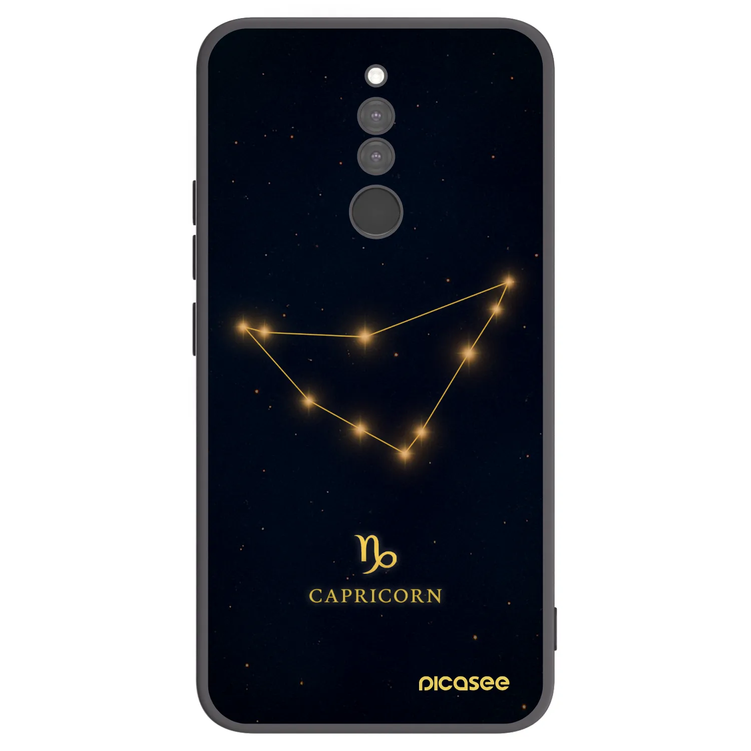 Picasee husă neagră din silicon pentru Xiaomi Redmi 8 - CAPRICORN