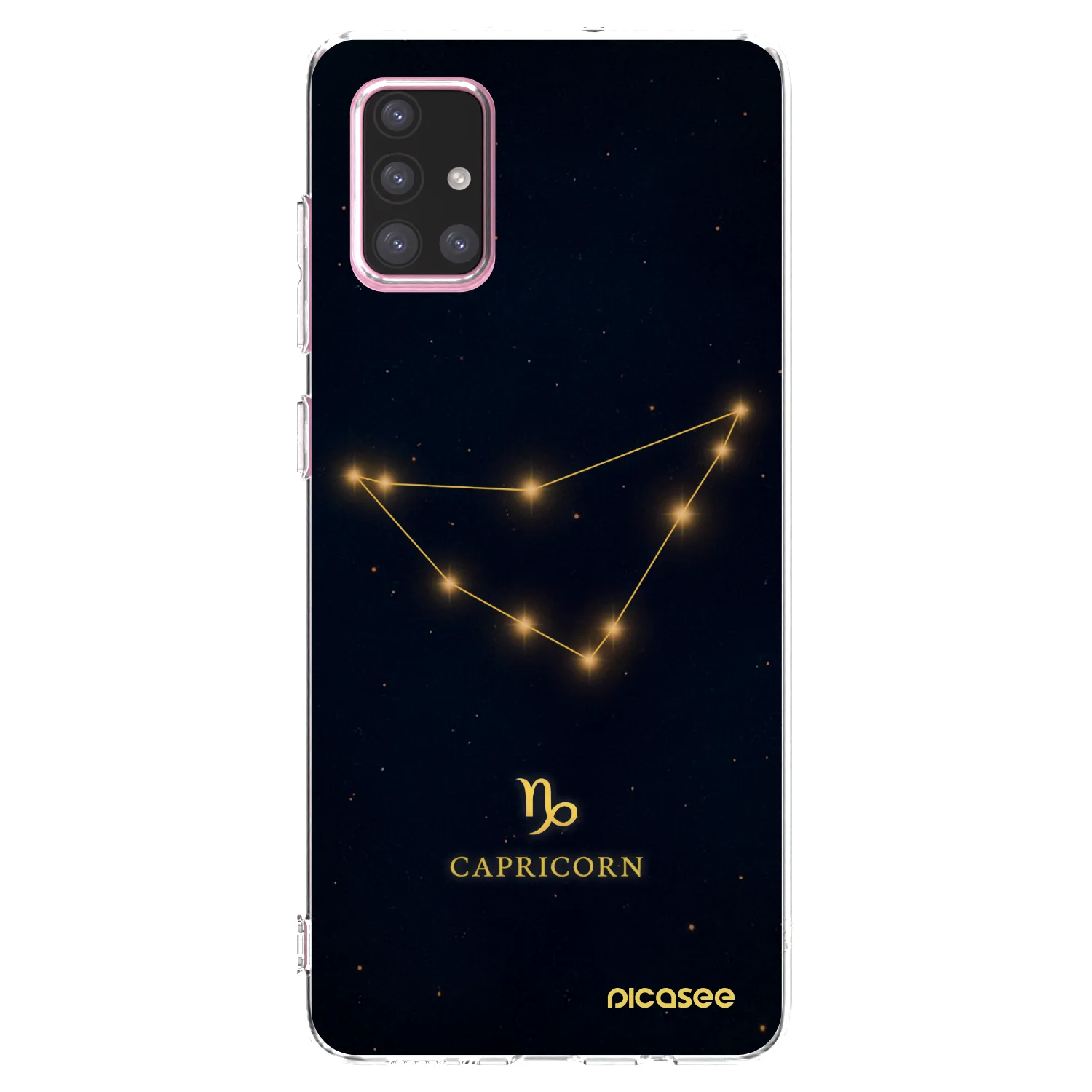 Picasee husă transparentă din silicon pentru Samsung Galaxy A71 A715F - CAPRICORN