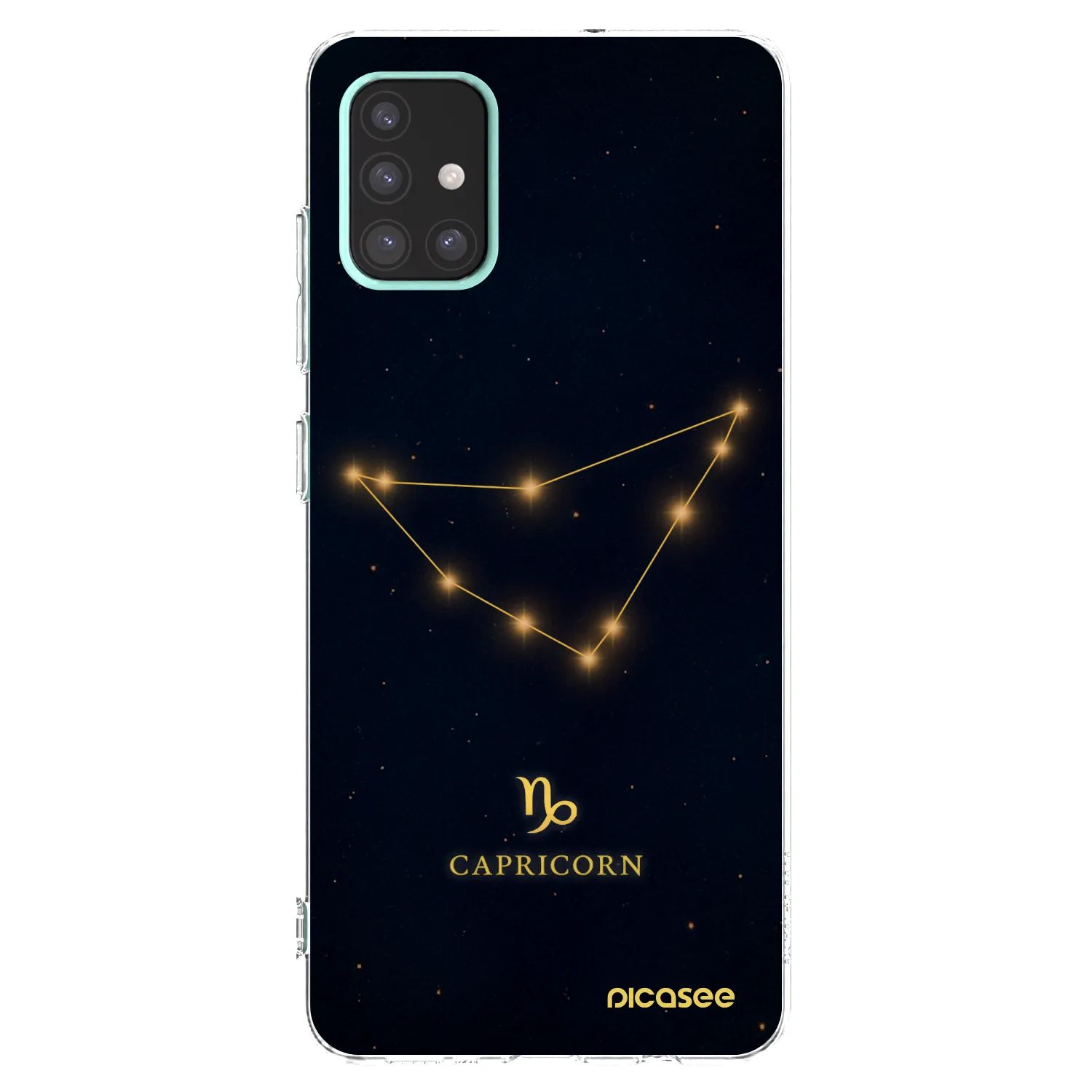 Picasee husă transparentă din silicon pentru Samsung Galaxy A51 A515F - CAPRICORN