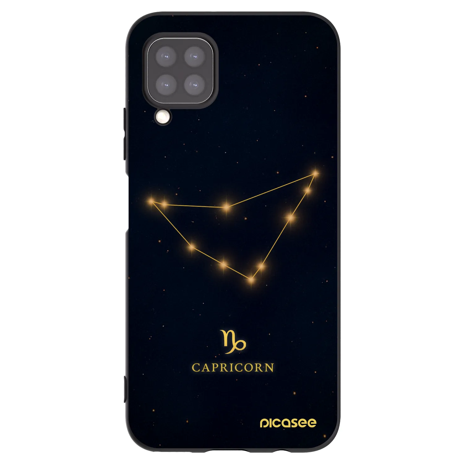 Picasee husă neagră din silicon pentru Huawei P40 Lite - CAPRICORN