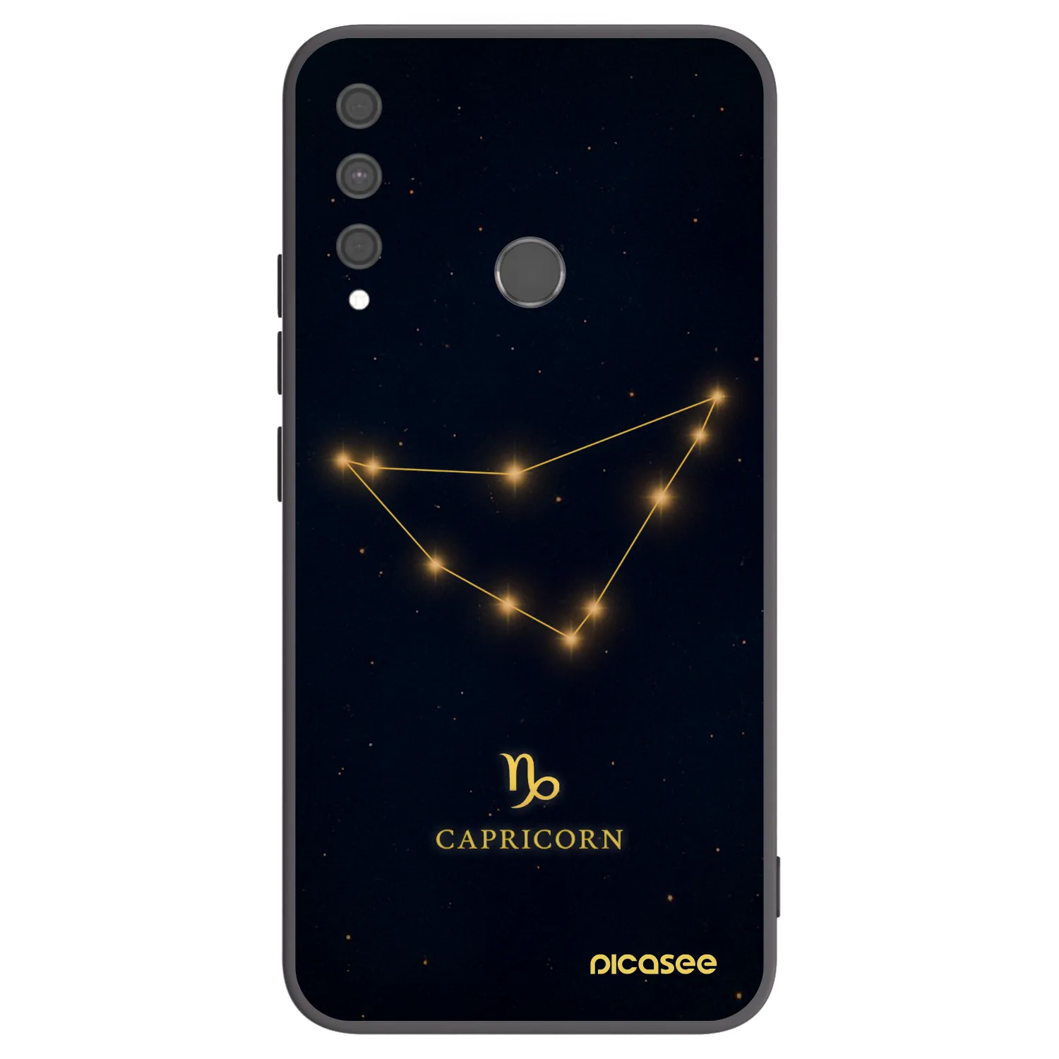 Picasee husă neagră din silicon pentru Huawei P40 Lite E - CAPRICORN