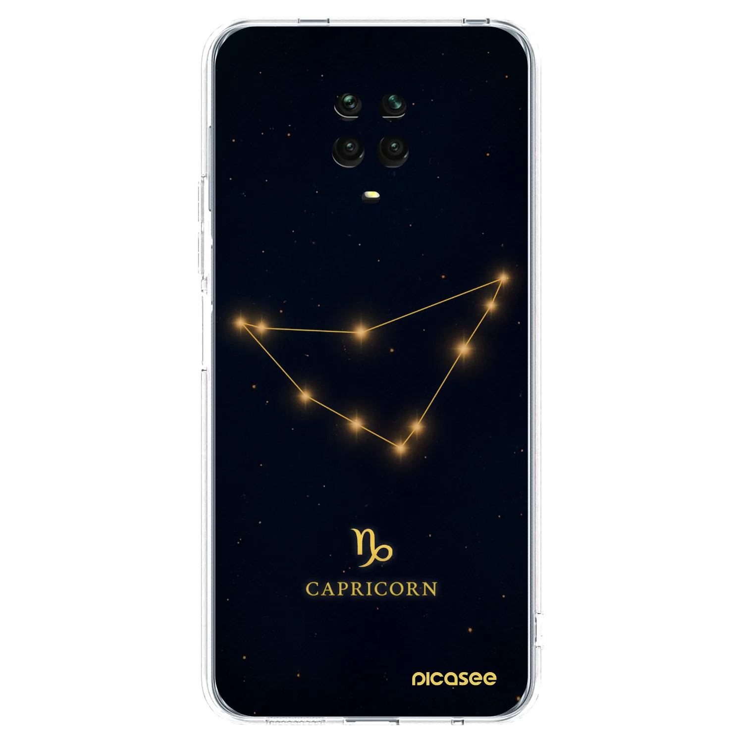 Picasee husă transparentă din silicon pentru Xiaomi Redmi Note 9S - CAPRICORN