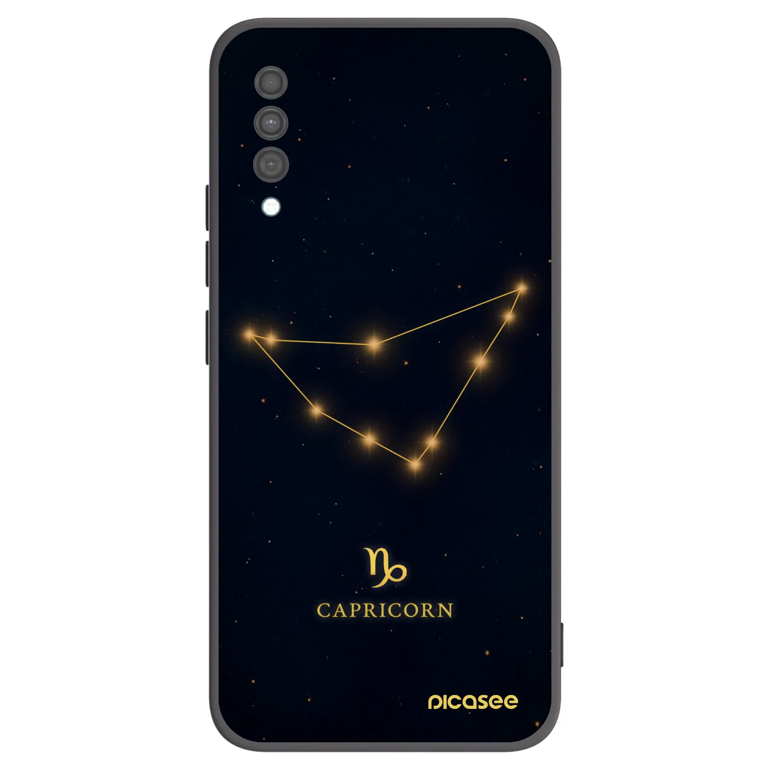 Picasee husă neagră din silicon pentru Samsung Galaxy A30s A307F - CAPRICORN