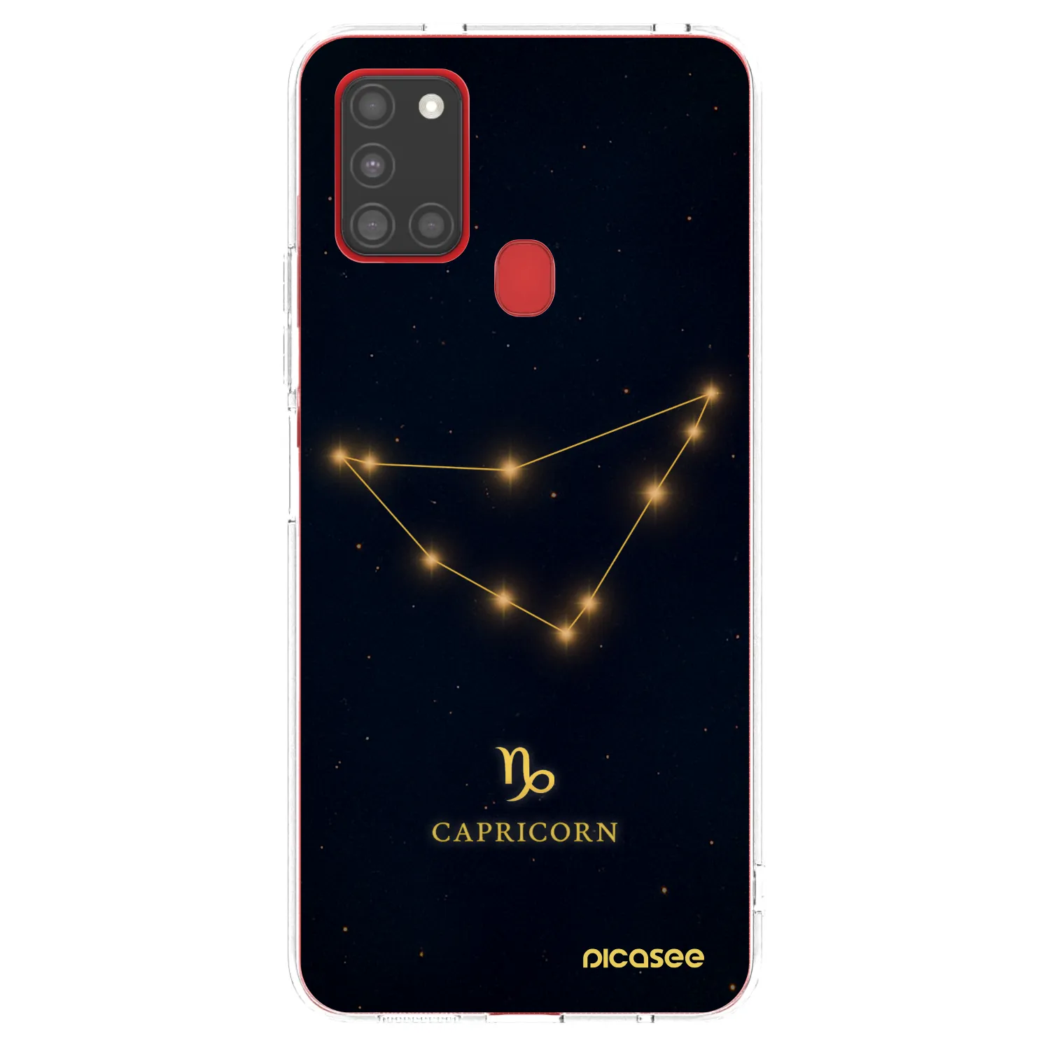 Picasee husă transparentă din silicon pentru Samsung Galaxy A21s - CAPRICORN