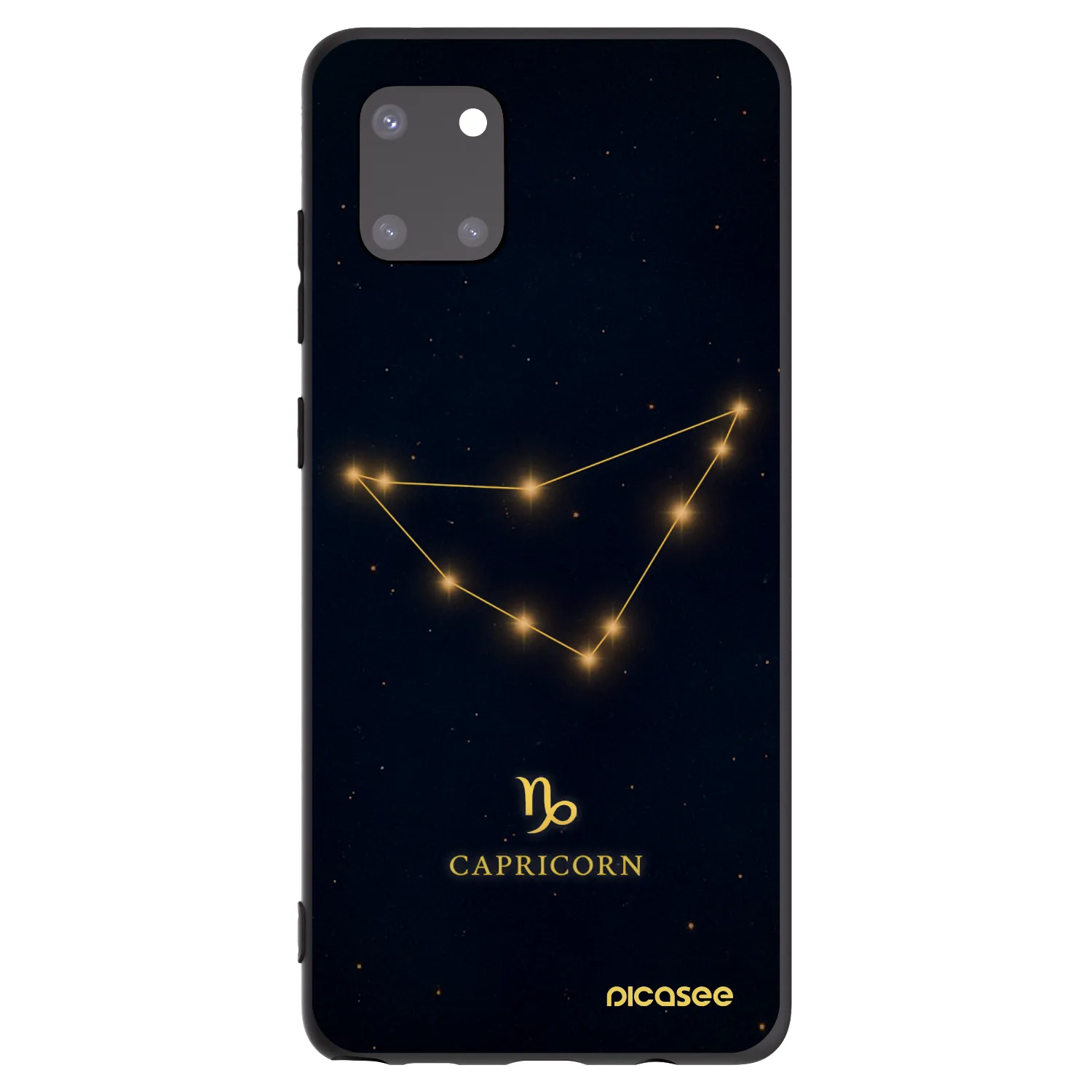 Picasee husă neagră din silicon pentru Samsung Galaxy Note 10 Lite N770F - CAPRICORN