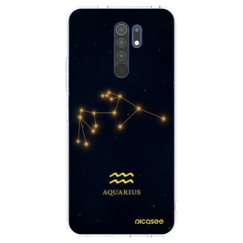 Picasee husă transparentă din silicon pentru Xiaomi Redmi 9 - AQUARIUS