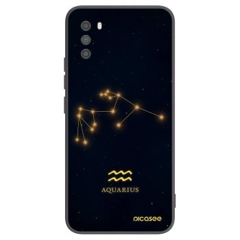 Picasee husă neagră din silicon pentru Xiaomi Poco M3 - AQUARIUS