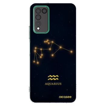 Picasee husă transparentă din silicon pentru Honor 10X Lite - AQUARIUS