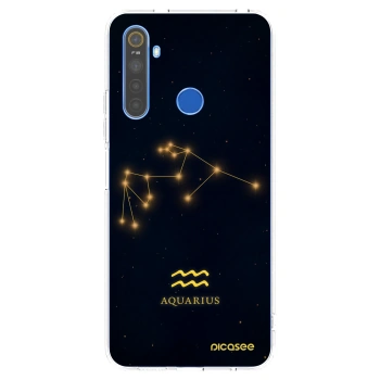 Picasee husă transparentă din silicon pentru Realme 5 - AQUARIUS