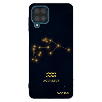 Picasee husă transparentă din silicon pentru Samsung Galaxy A12 A125F - AQUARIUS