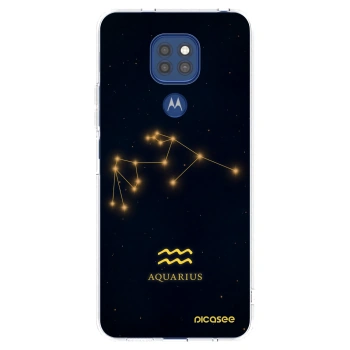 Picasee husă transparentă din silicon pentru Motorola Moto G9 Play - AQUARIUS