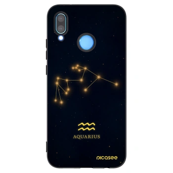Picasee husă neagră din silicon pentru Huawei P20 Lite - AQUARIUS