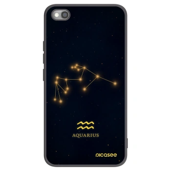 Picasee husă neagră din silicon pentru Xiaomi Mi Note 10 (Pro) - AQUARIUS