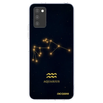 Picasee husă transparentă din silicon pentru Samsung Galaxy A02s A025G - AQUARIUS