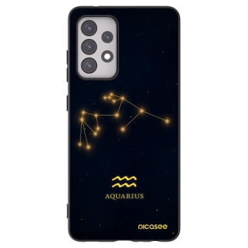 Picasee husă neagră din silicon pentru Samsung Galaxy A52s 5G A528B - AQUARIUS