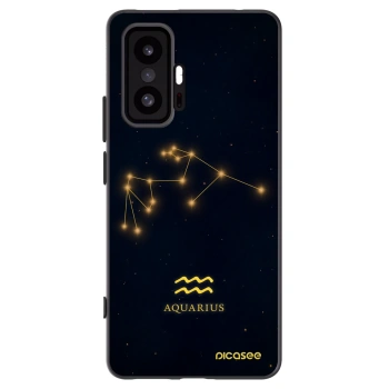 Picasee husă neagră din silicon pentru Xiaomi 11T Pro - AQUARIUS