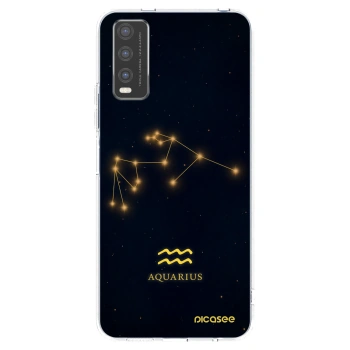 Picasee husă transparentă din silicon pentru Vivo Y20s - AQUARIUS
