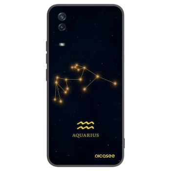 Picasee husă neagră din silicon pentru Vivo Y11s - AQUARIUS