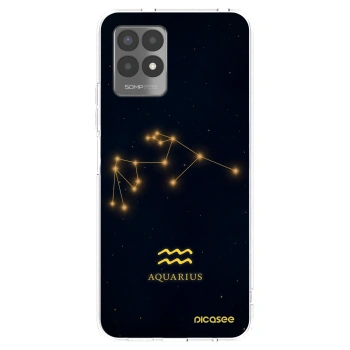 Picasee husă transparentă din silicon pentru Realme 8i - AQUARIUS