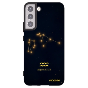 Picasee husă neagră din silicon pentru Samsung Galaxy S22+ 5G - AQUARIUS