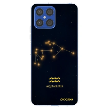 Picasee husă transparentă din silicon pentru Honor X8 4G - AQUARIUS