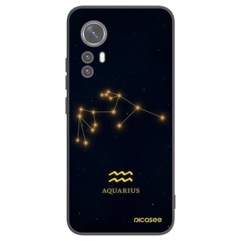 Picasee husă neagră din silicon pentru Xiaomi 12X - AQUARIUS