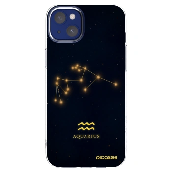 Picasee husă transparentă din silicon pentru Apple iPhone 14 Plus - AQUARIUS