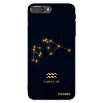 Picasee husă transparentă din silicon pentru Apple iPhone 8 Plus - AQUARIUS