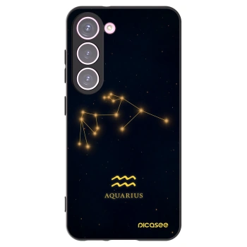 Picasee husă neagră din silicon pentru Samsung Galaxy S23 5G - AQUARIUS