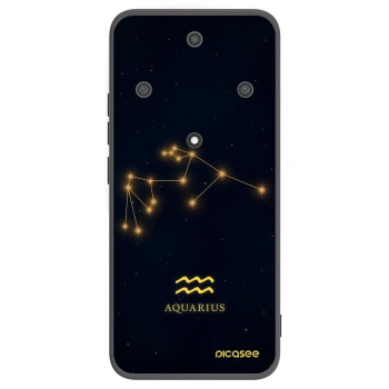Picasee husă neagră din silicon pentru Honor Magic5 Lite 5G - AQUARIUS