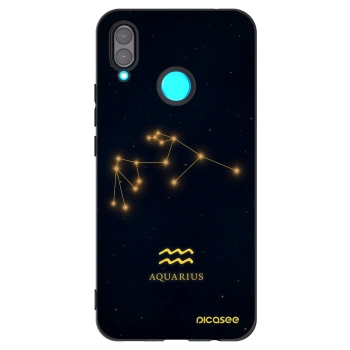 Picasee husă neagră din silicon pentru Huawei Nova 3 - AQUARIUS