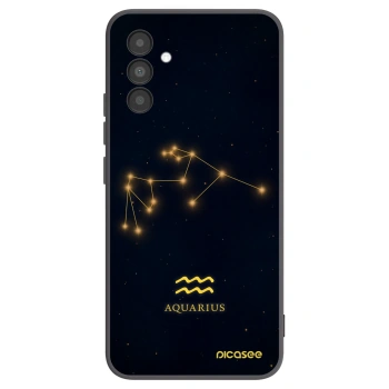 Picasee husă neagră din silicon pentru Samsung Galaxy A04s A047F - AQUARIUS