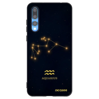 Picasee husă neagră din silicon pentru Huawei P20 Pro - AQUARIUS