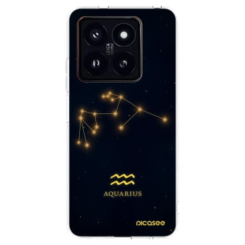 Picasee husă transparentă din silicon pentru Xiaomi 14 Pro - AQUARIUS