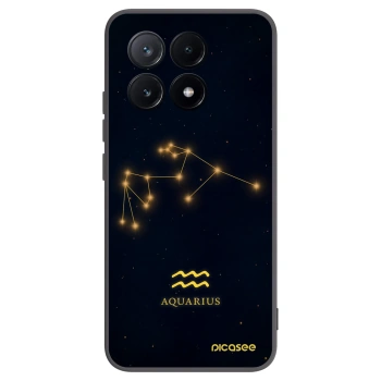 Picasee husă neagră din silicon pentru Xiaomi Poco X6 Pro - AQUARIUS