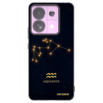 Picasee husă neagră din silicon pentru Xiaomi Redmi Note 13 Pro 5G - AQUARIUS