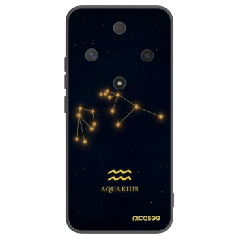 Picasee husă neagră din silicon pentru Honor Magic6 Lite 5G - AQUARIUS