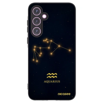 Picasee husă neagră din silicon pentru Samsung Galaxy A35 5G A356B - AQUARIUS