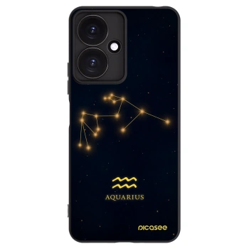 Picasee husă neagră din silicon pentru Xiaomi Redmi 13C 5G - AQUARIUS