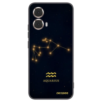 Picasee husă neagră din silicon pentru Motorola Moto G85 - AQUARIUS