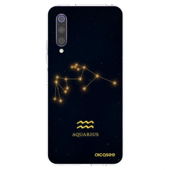 Picasee husă transparentă din silicon pentru Xiaomi Mi 9 - AQUARIUS