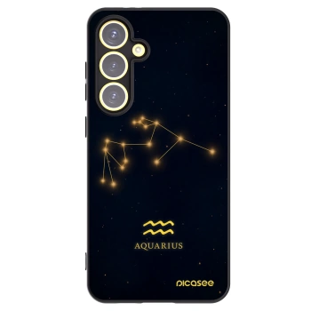 Picasee husă neagră din silicon pentru Samsung Galaxy S24 FE S721B - AQUARIUS