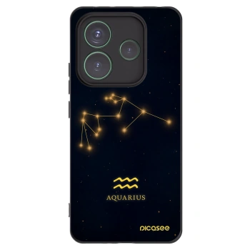 Picasee husă neagră din silicon pentru Xiaomi Redmi Note 14 5G - AQUARIUS