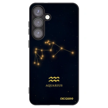 Picasee husă neagră din silicon pentru Samsung Galaxy S25+ 5G - AQUARIUS