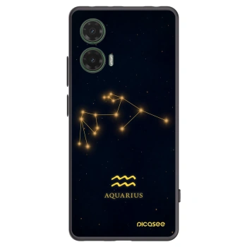 Picasee husă neagră din silicon pentru Motorola Moto G35 5G - AQUARIUS